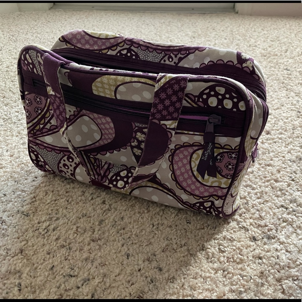 Thirty-One Purple Paisley Travel Bag